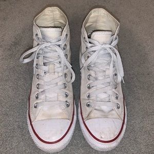 White Converse All Stars